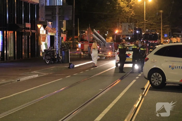 Woningbrand na explosie