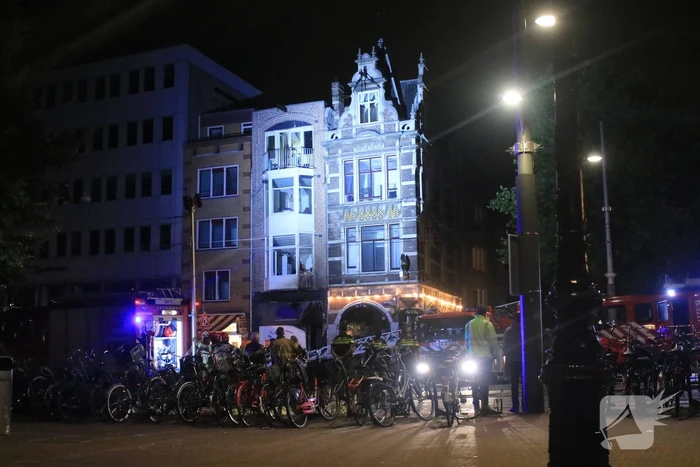 Woningbrand na explosie