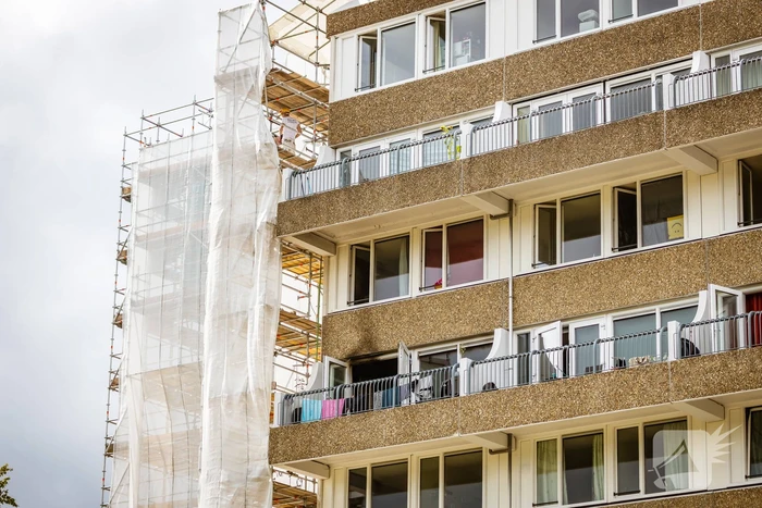 Schade na brand in flatwoning