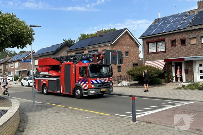 Kleine brand in appartementencomplex