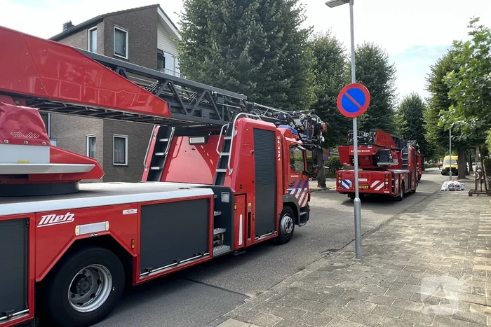Kleine brand in appartementencomplex