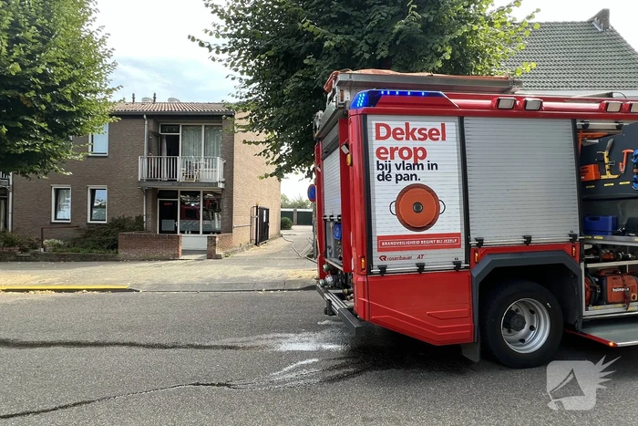 Kleine brand in appartementencomplex