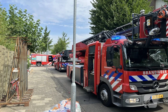 Kleine brand in appartementencomplex