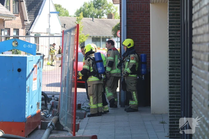 Gasleiding geraakt bij werkzaamheden