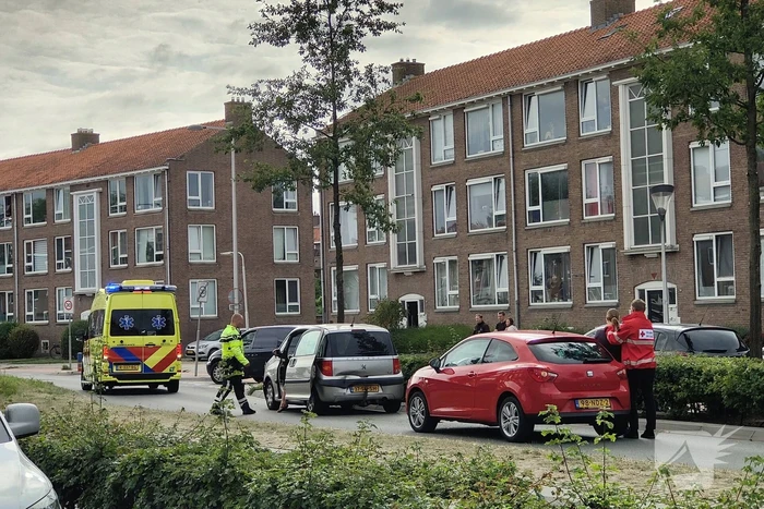 Persoon gewond bij kop-staart botsing
