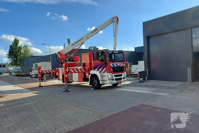 Onderzoek naar brandlucht in bedrijf