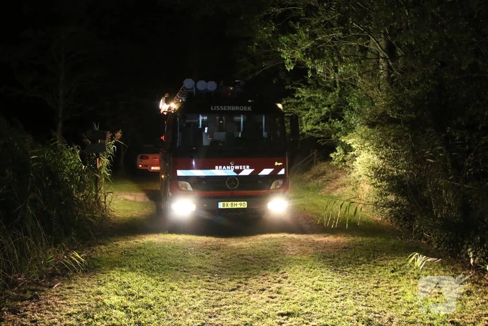Recreatiewoning gaat in vlammen op
