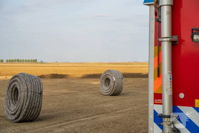 Drainagemachine trekt hoofdgasleiding stuk