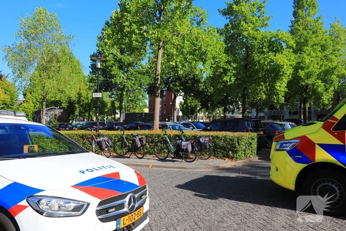 Verblind door de zon rijdt automobilist fietsster aan