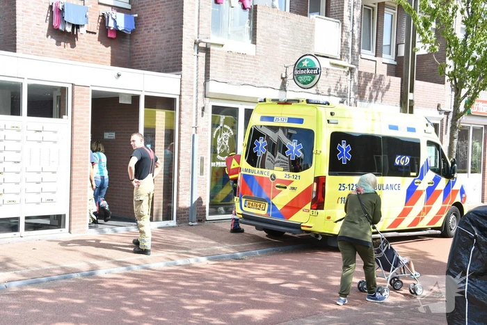 Bewoner gecontroleerd na vlam in de pan