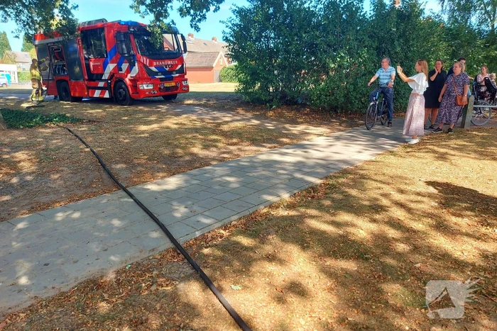 Stuk bosschage verwoest vanwege brand