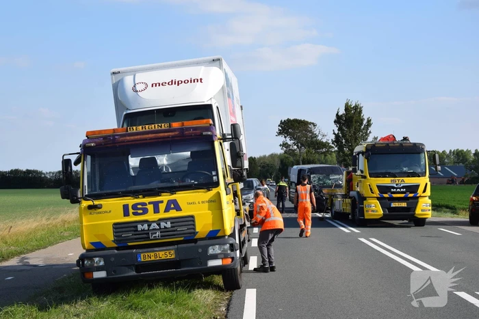 Meerdere voertuigen betrokken bij botsing