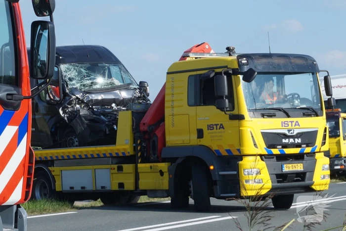 Meerdere voertuigen betrokken bij botsing