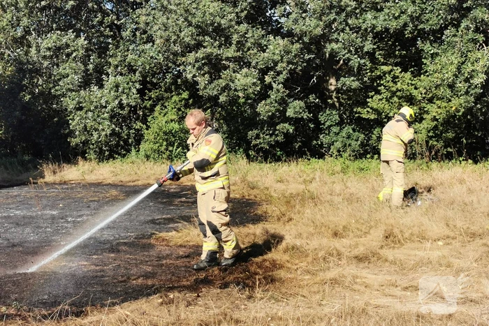 Flink stuk groen vanwege brand verwoest