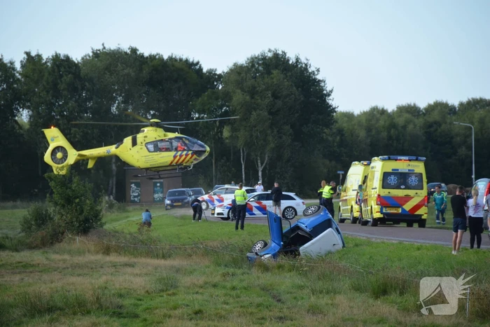 Bestuurder van brommobiel ernstig gewond bij ongeval