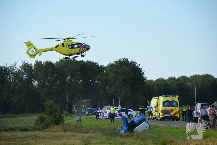 Bestuurder van brommobiel ernstig gewond bij ongeval