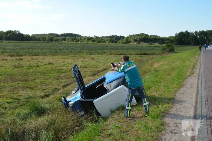 Bestuurder van brommobiel ernstig gewond bij ongeval
