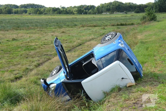 Bestuurder van brommobiel ernstig gewond bij ongeval