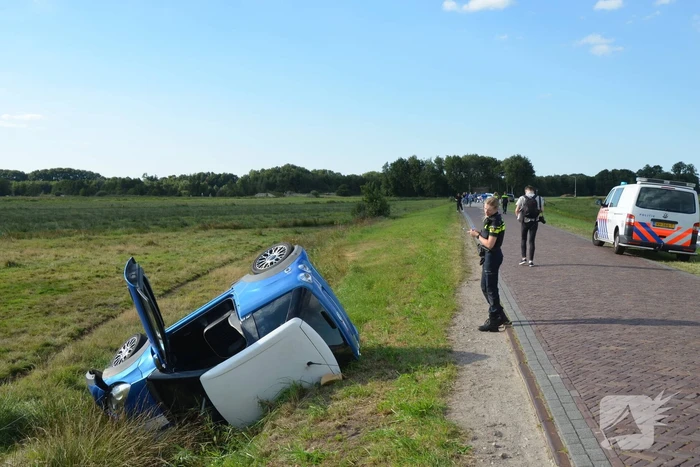 Bestuurder van brommobiel ernstig gewond bij ongeval