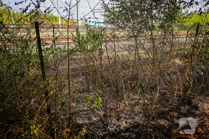 Flinke brand naast rangeerterrein Sportpark Bokkeduinen