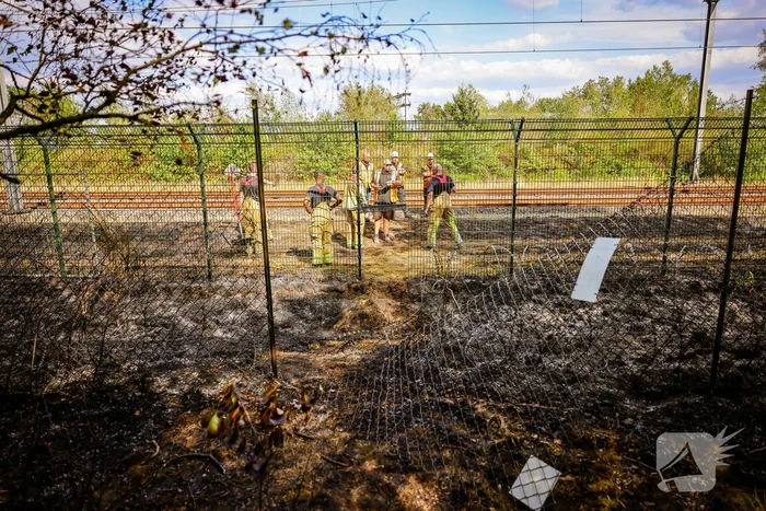 Flinke brand naast rangeerterrein Sportpark Bokkeduinen