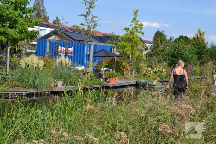 Brandweer redt paard uit water