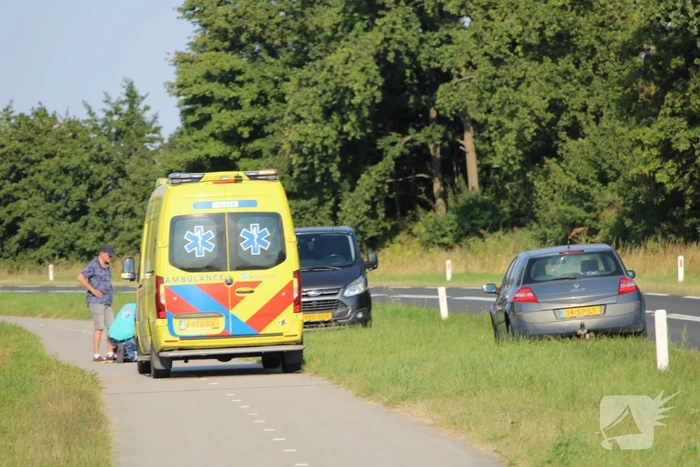 Fietser gewond na val