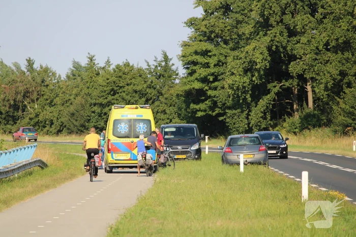 Fietser gewond na val