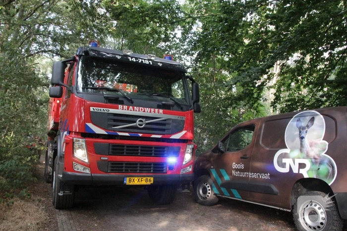 Natuurbrand snel onder controle