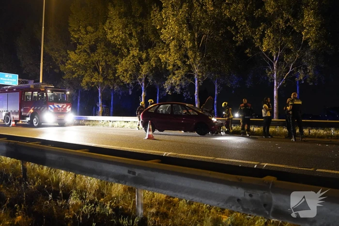 Veel schade bij eenzijdig ongeval op snelweg