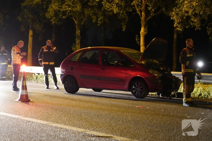 Veel schade bij eenzijdig ongeval op snelweg