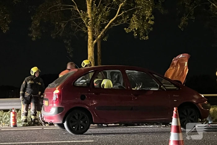 Veel schade bij eenzijdig ongeval op snelweg