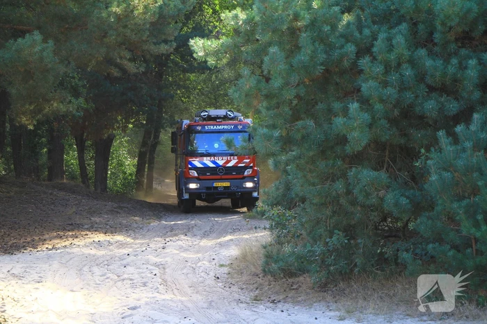 Brandweer ingezet voor stookvuur in bos