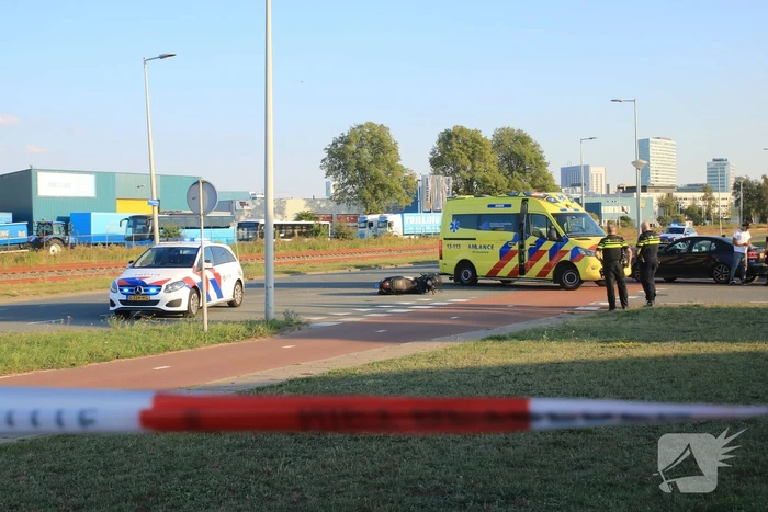 Scooterrijder gewond bij botsing met auto