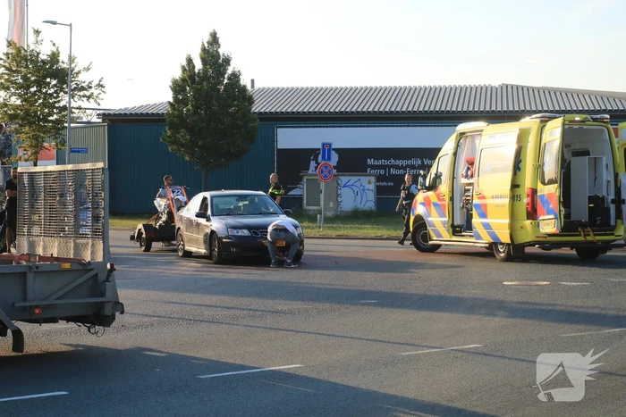 Scooterrijder gewond bij botsing met auto