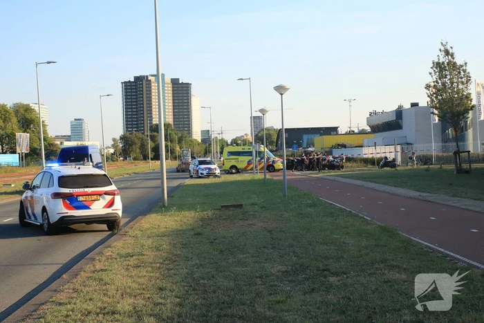 Scooterrijder gewond bij botsing met auto