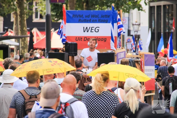 Demonstratie tegen kabinet