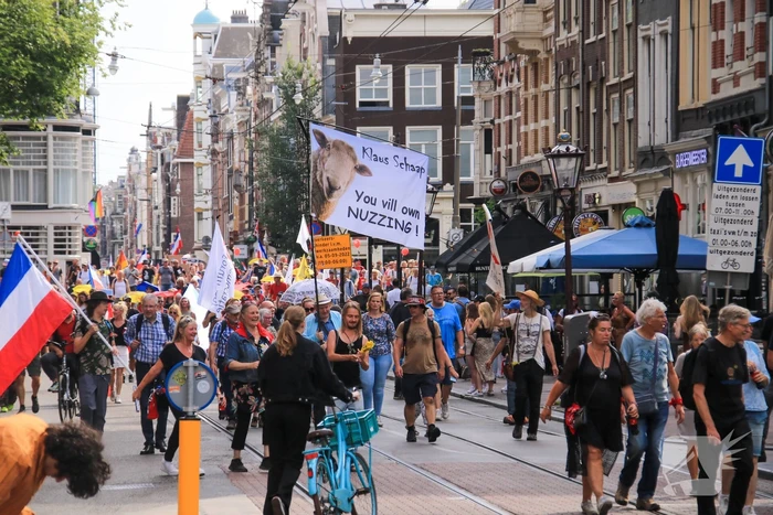 Demonstratie tegen kabinet