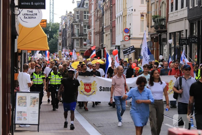 Demonstratie tegen kabinet