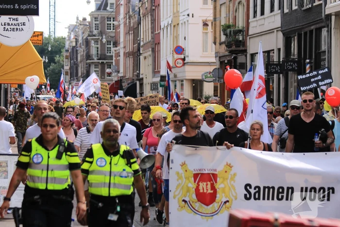 Demonstratie tegen kabinet