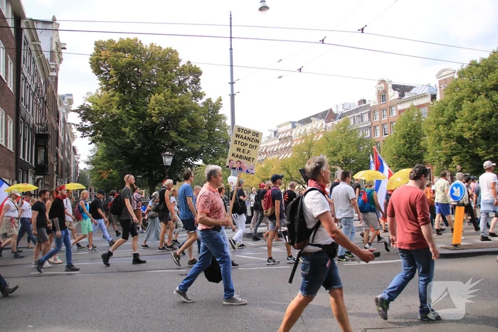 Demonstratie tegen kabinet