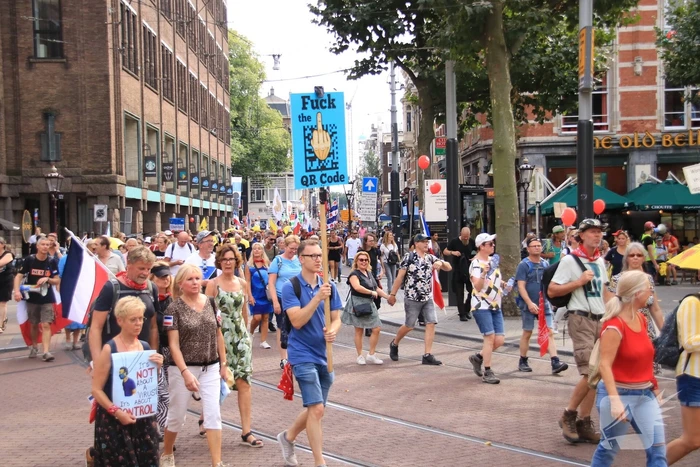 Demonstratie tegen kabinet