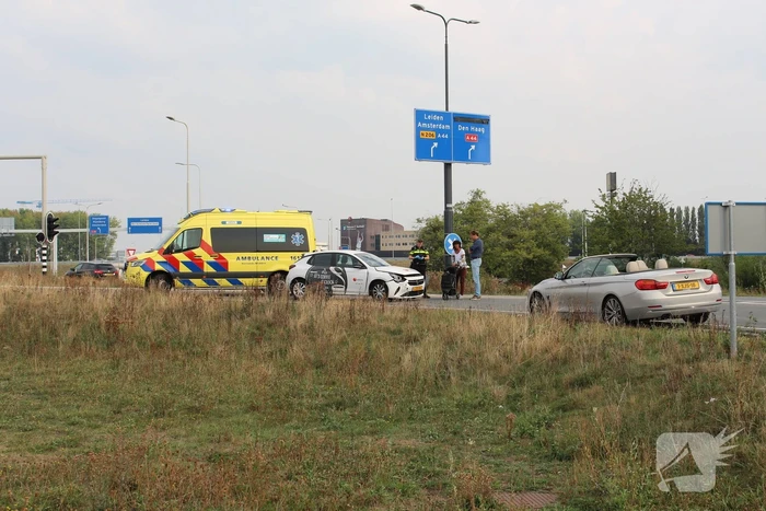Schade bij ongeval tussen twee voertuigen