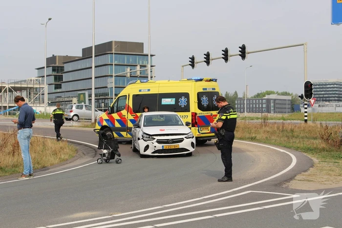 Schade bij ongeval tussen twee voertuigen