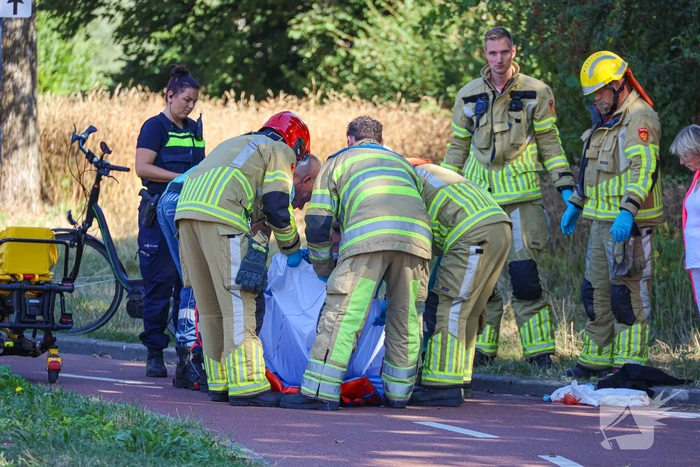 Man loopt hoofdwond op na val van fiets