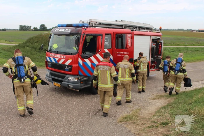 Buitenbrand blijkt kampvuur