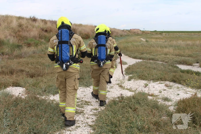 Buitenbrand blijkt kampvuur