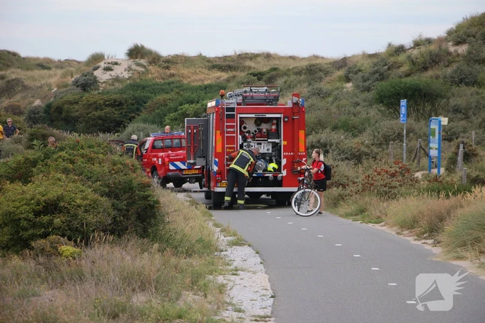 Duinbrand snel onder controle