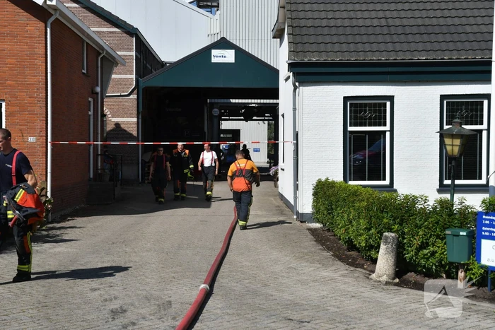 Grote brand bij Vente Paardenvoeding