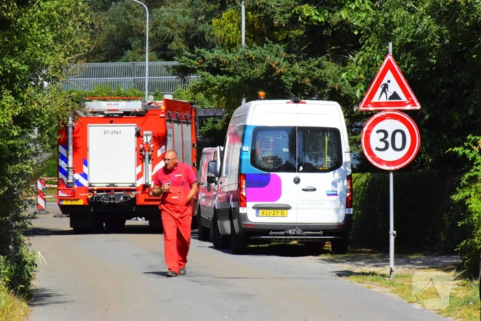 Gasleiding geraakt tijdens graafwerkzaamheden aanleg Parklaan